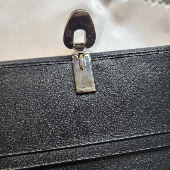 Authentic Gucci Black Leather Long Wallet - Picture 11 of 15